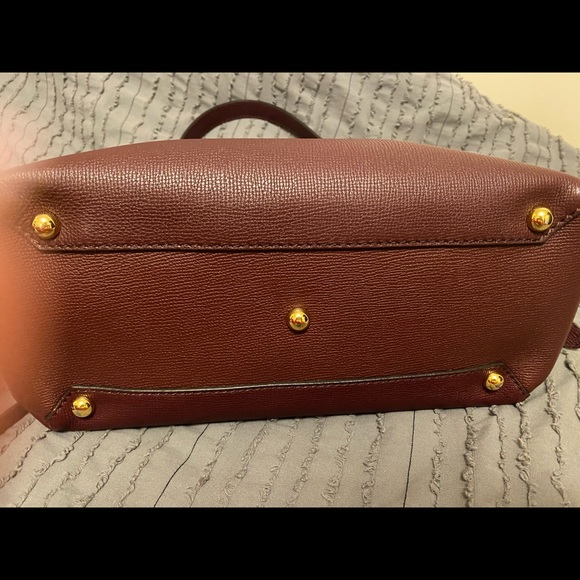 A Classic Preowned Medium Grainy Leather Check Tote - Picture 10 of 11